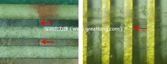軟板銅箔線(xiàn)路斷裂原因分析(FPC trace broken)