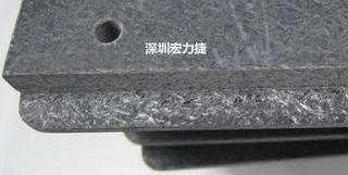 可加工性的合成石，可以用CNC洗出想要的形狀與機構(gòu)，可以媲美鋁合金