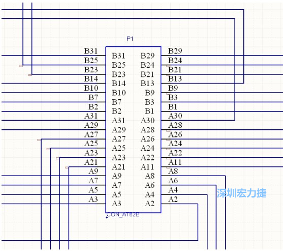 雙擊 1.SchDoc，文件可以被正常打開，下圖是其中的一部分：