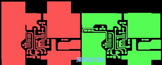 此操作可使文件中大部分的焊盤輸出后仍為焊盤，不會(huì)成為線性焊盤，并且不會(huì)產(chǎn)生像下圖一樣的短路情況