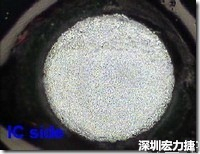 紅墨水染紅測(cè)試分析-IC面，允收