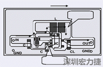 圖2：升壓電路的PCB設(shè)計示例。