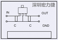 圖3：降壓電路的PCB設(shè)計示例。